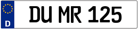 Truck License Plate